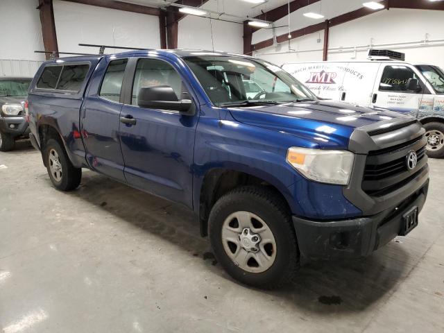 5TFUM5F15EX054069 - 2014 TOYOTA TUNDRA DOUBLE CAB SR/SR5 BLUE photo 4