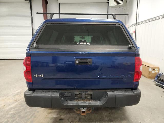 5TFUM5F15EX054069 - 2014 TOYOTA TUNDRA DOUBLE CAB SR/SR5 BLUE photo 6