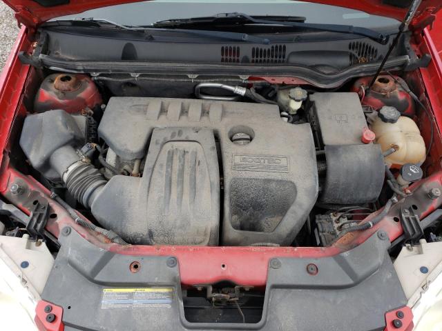 1G1AL54F957663002 - 2005 CHEVROLET COBALT LS RED photo 11