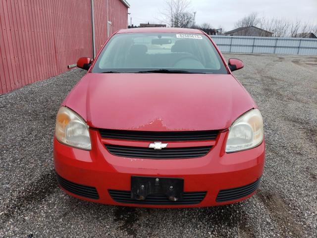 1G1AL54F957663002 - 2005 CHEVROLET COBALT LS RED photo 5