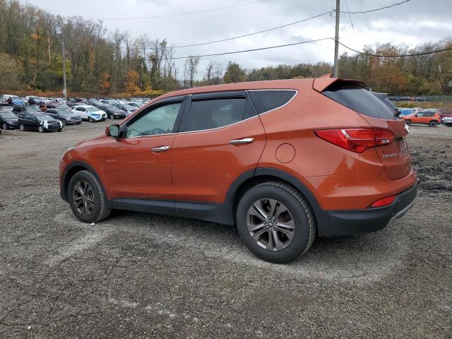 5XYZTDLB7FG233928 - 2015 HYUNDAI SANTA FE S ORANGE photo 2