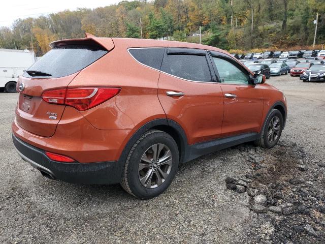 5XYZTDLB7FG233928 - 2015 HYUNDAI SANTA FE S ORANGE photo 3