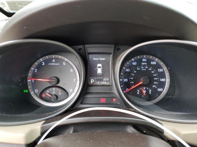 5XYZTDLB7FG233928 - 2015 HYUNDAI SANTA FE S ORANGE photo 9