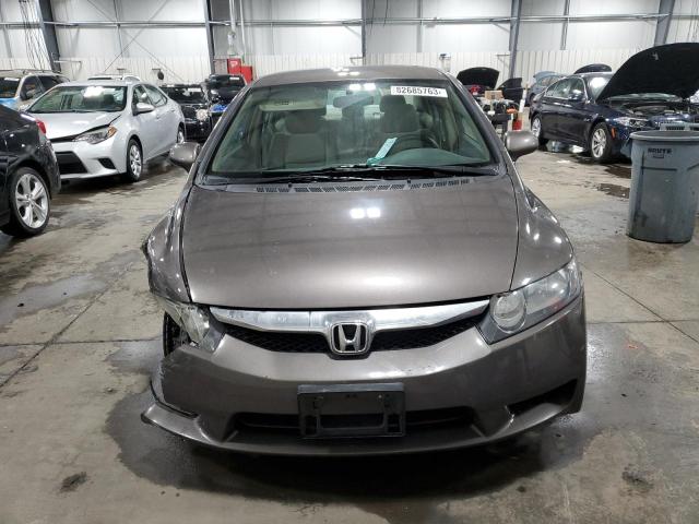 2HGFA1F54BH517107 - 2011 HONDA CIVIC LX GRAY photo 5