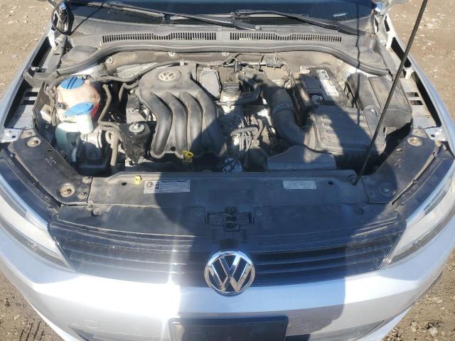 3VW2K7AJ7EM252591 - 2014 VOLKSWAGEN JETTA BASE ნაცრისფერი ფოტო 11