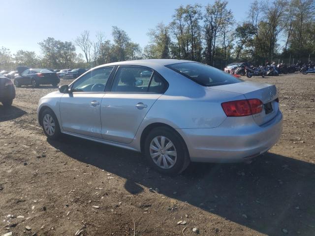 3VW2K7AJ7EM252591 - 2014 VOLKSWAGEN JETTA BASE ნაცრისფერი ფოტო 2
