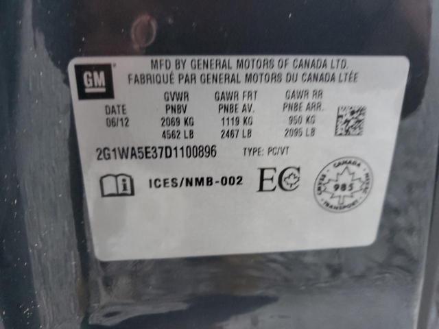 2G1WA5E37D1100896 - 2013 CHEVROLET IMPALA LS CHARCOAL photo 13