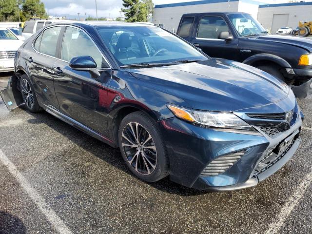 4T1B11HK4KU702928 - 2019 TOYOTA CAMRY L BLUE photo 4