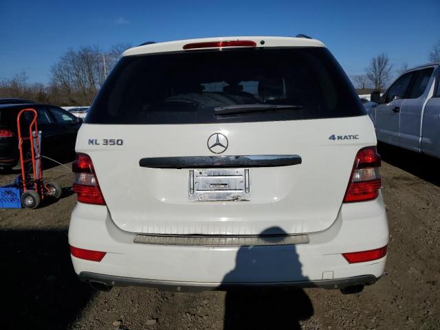 4JGBB86E89A444508 - 2009 MERCEDES-BENZ ML 350 WHITE photo 6