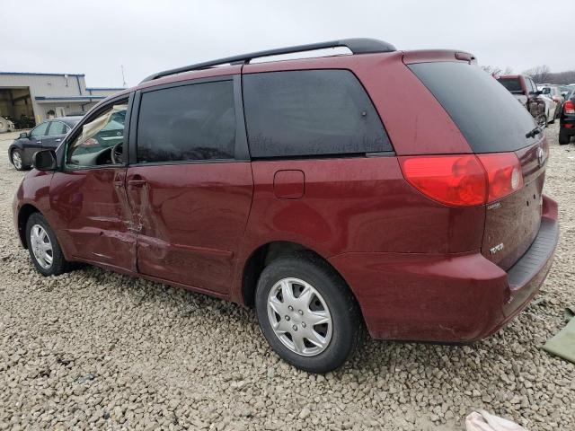 5TDZK23C59S257393 - 2009 TOYOTA SIENNA CE MAROON photo 2