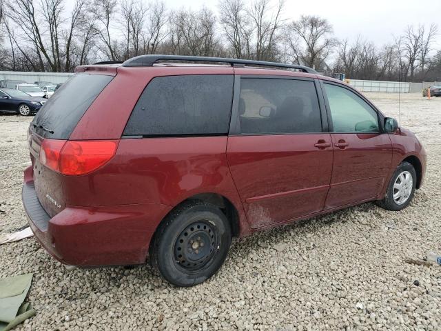 5TDZK23C59S257393 - 2009 TOYOTA SIENNA CE MAROON photo 3