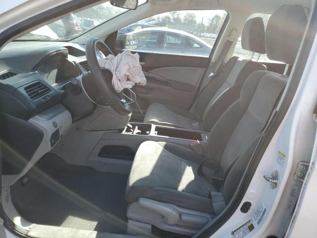 5J6RM4H37DL067002 - 2013 HONDA CR-V LX WHITE photo 7