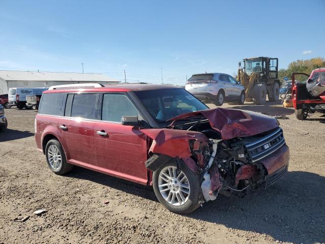 2FMHK6C85KBA23370 - 2019 FORD FLEX SEL BURGUNDY photo 4
