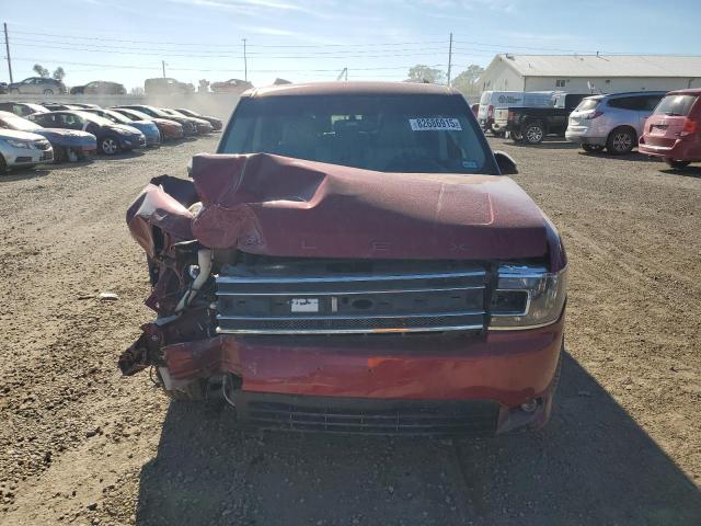 2FMHK6C85KBA23370 - 2019 FORD FLEX SEL BURGUNDY photo 5