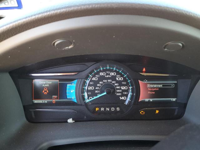 2FMHK6C85KBA23370 - 2019 FORD FLEX SEL BURGUNDY photo 9