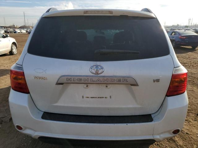 JTEDS41A492093502 - 2009 TOYOTA HIGHLANDER WHITE photo 6