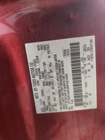 1FTKR1AD3BPA21439 - 2011 FORD RANGER RED photo 12