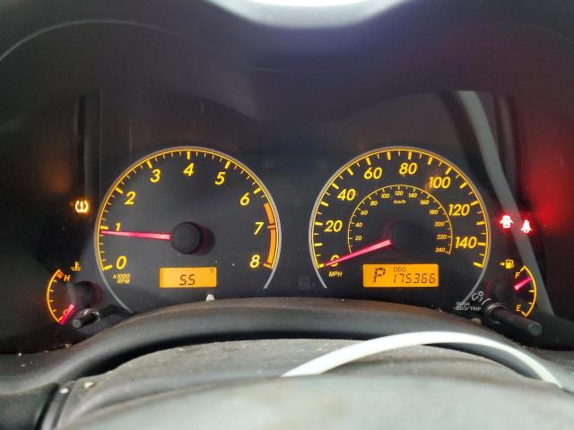 JTDBU4EE2AJ057594 - 2010 TOYOTA COROLLA BASE Rouge photo 9