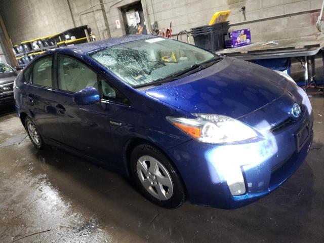 JTDKN3DU0A5221160 - 2010 TOYOTA PRIUS BLUE photo 4