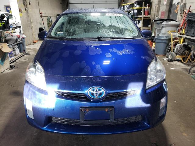 JTDKN3DU0A5221160 - 2010 TOYOTA PRIUS BLUE photo 5