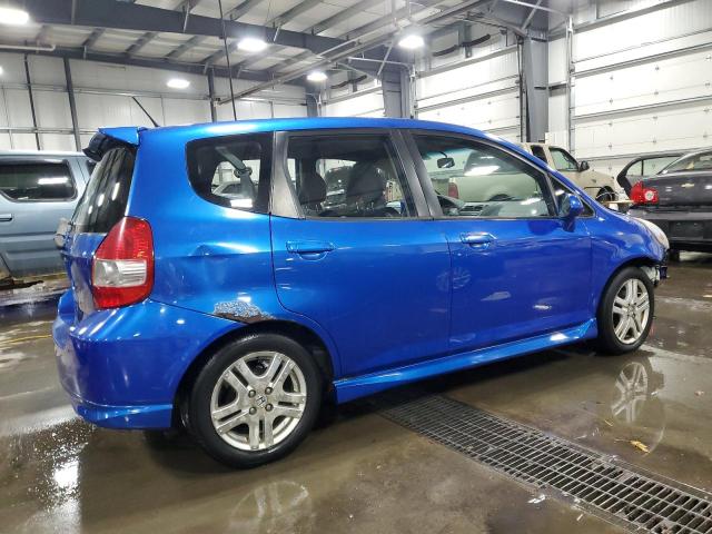 JHMGD38617S021630 - 2007 HONDA FIT S 蓝色 照片 3