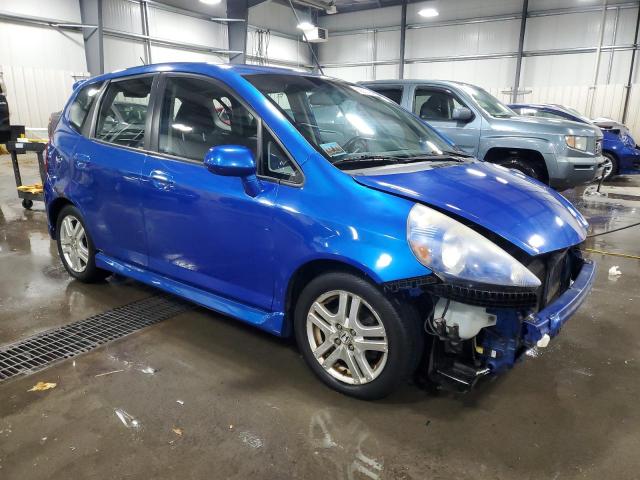 JHMGD38617S021630 - 2007 HONDA FIT S 蓝色 照片 4