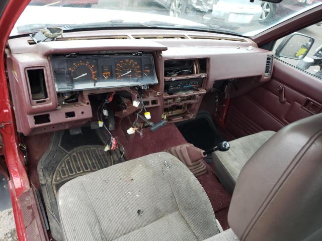 1N6SD16S8MC361716 - 1991 NISSAN TRUCK KING CAB RED photo 8