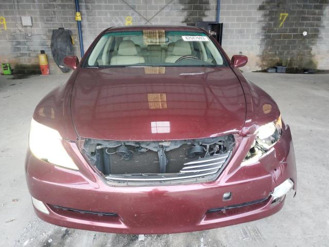 JTHBL46F075033093 - 2007 LEXUS LS 460 BURGUNDY photo 5