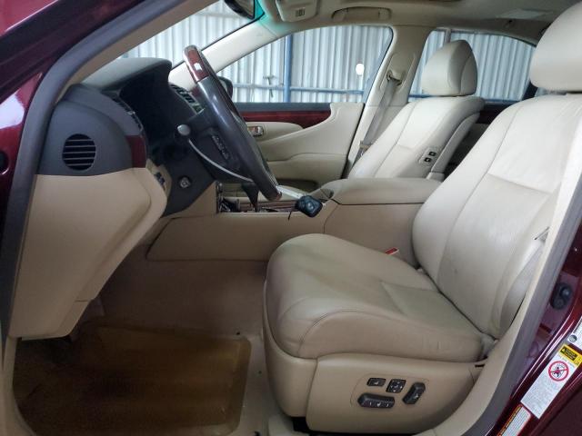 JTHBL46F075033093 - 2007 LEXUS LS 460 BURGUNDY photo 7