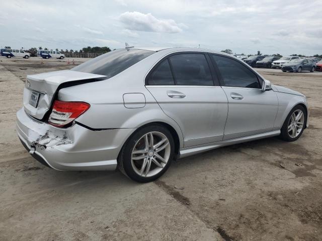 WDDGF4HB0DA809921 - 2013 MERCEDES-BENZ C 250 SILVER photo 3