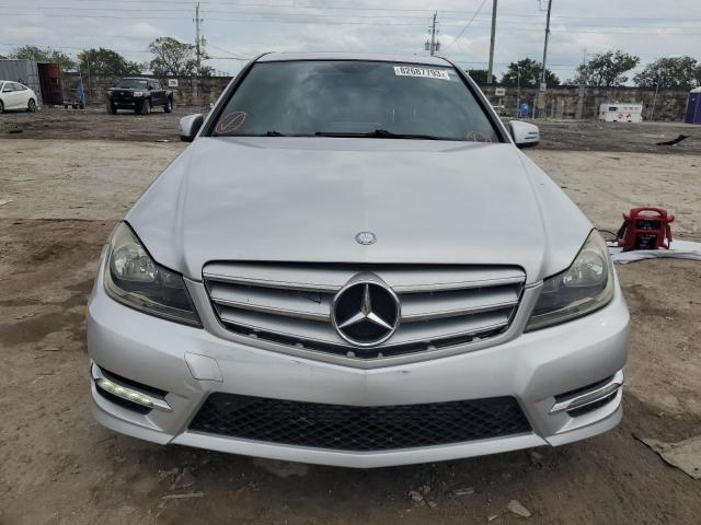 WDDGF4HB0DA809921 - 2013 MERCEDES-BENZ C 250 SILVER photo 5