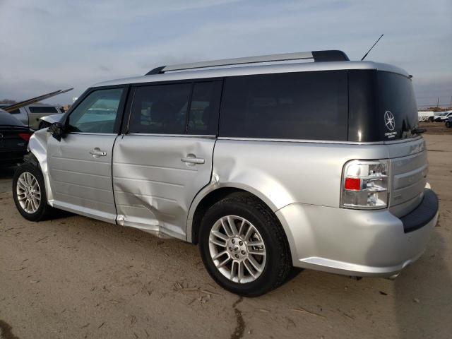 2FMHK6C87EBD32181 - 2014 FORD FLEX SEL SILVER photo 2