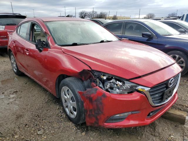 3MZBN1U73HM102955 - 2017 MAZDA 3 SPORT RED photo 4