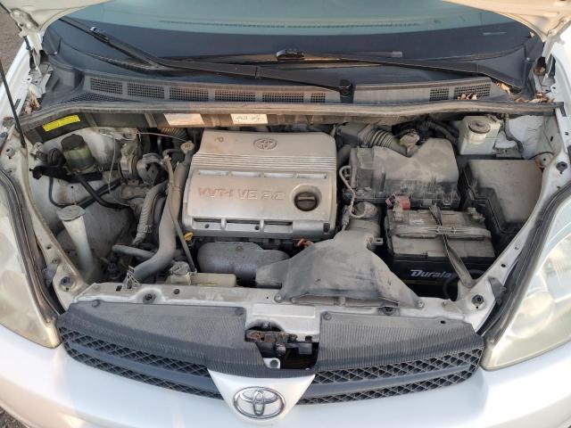 5TDZA22CX5S240734 - 2005 TOYOTA SIENNA XLE თეთრი ფოტო 12