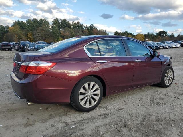 1HGCR2F87EA180494 - 2014 HONDA ACCORD EXL MAROON photo 3