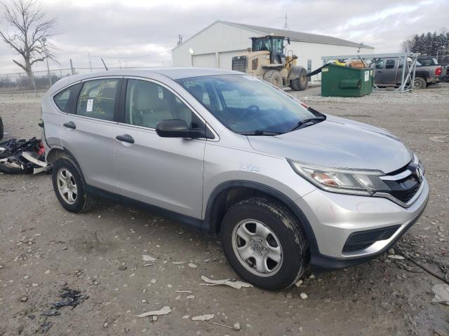 5J6RM4H3XFL054005 - 2015 HONDA CR-V LX SILVER photo 4