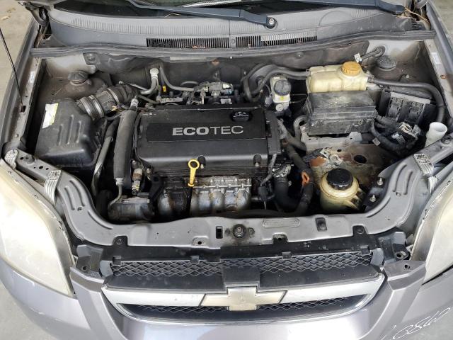 KL1TD5DE4AB131966 - 2010 CHEVROLET AVEO LS 灰色 照片 11