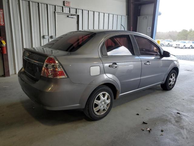 KL1TD5DE4AB131966 - 2010 CHEVROLET AVEO LS GRAY photo 3