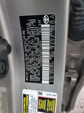 5YFBURHE6GP470924 - 2016 TOYOTA COROLLA L TAN photo 12