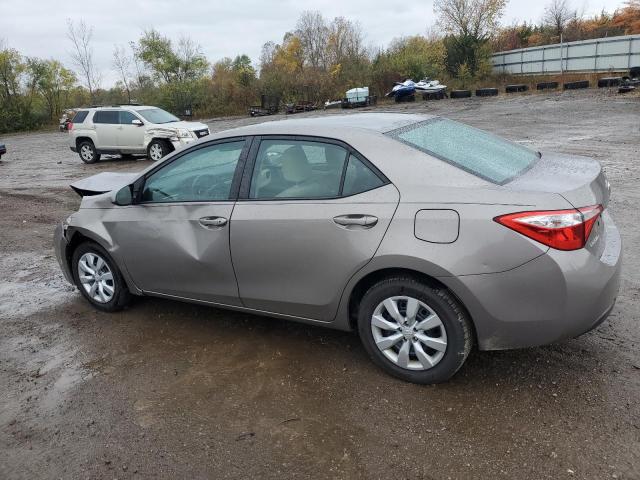 5YFBURHE6GP470924 - 2016 TOYOTA COROLLA L TAN photo 2