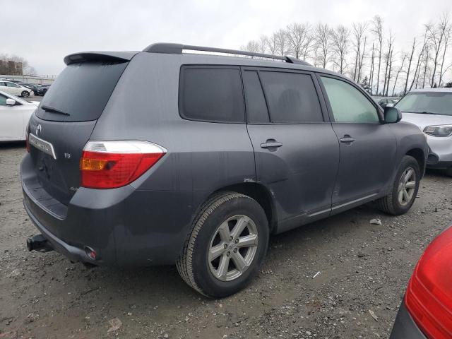 JTEES41A882057377 - 2008 TOYOTA HIGHLANDER GRAY photo 3