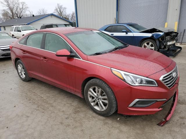 5NPE24AF3GH357177 - 2016 HYUNDAI SONATA SE RED photo 4