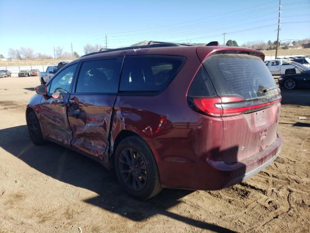 2C4RC1BG8MR534955 - 2021 CHRYSLER PACIFICA TOURING L 勃艮第红 照片 2