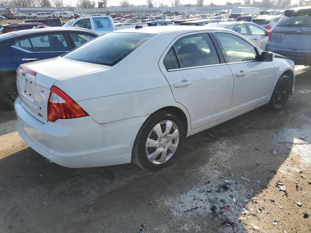 3FAHP0HG6AR286363 - 2010 FORD FUSION SE WHITE photo 3