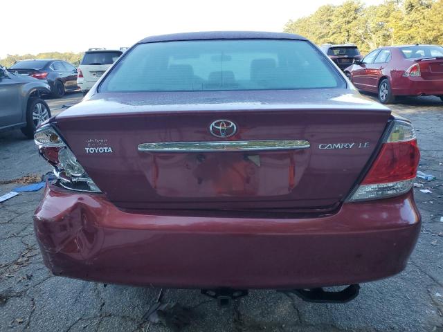 4T1BE32K35U392056 - 2005 TOYOTA CAMRY LE 红色 照片 6