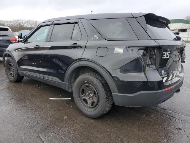 1FM5K8AB7NGA27592 - 2022 FORD EXPLORER POLICE INTERCEPTOR أسود صورة 2