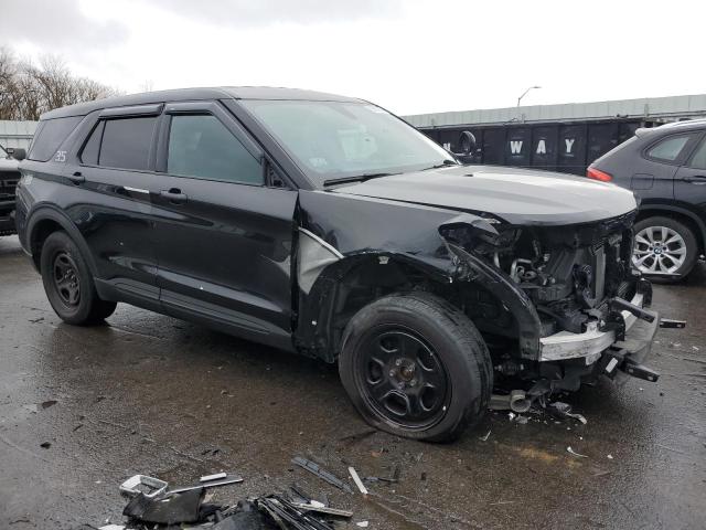 1FM5K8AB7NGA27592 - 2022 FORD EXPLORER POLICE INTERCEPTOR أسود صورة 4