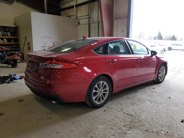 3FA6P0HD8LR146816 - 2020 FORD FUSION SE RED photo 3