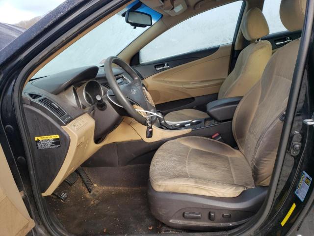 5NPEB4AC5CH401129 - 2012 HYUNDAI SONATA GLS BLACK photo 7