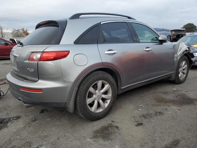 JNRAS08U94X109690 - 2004 INFINITI FX35 GRAY photo 3